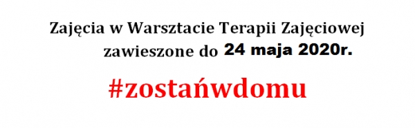 Zajęcia odwołane do 24 maja 2020