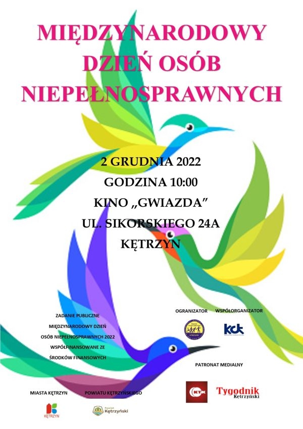 MIĘDZYNARODOWY DZIEŃ OSÓB NIEPEŁNOSPRAWNYCH 2022