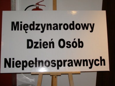 Międzynarodowy Dzień Osób Niepełnosprawnych 2015